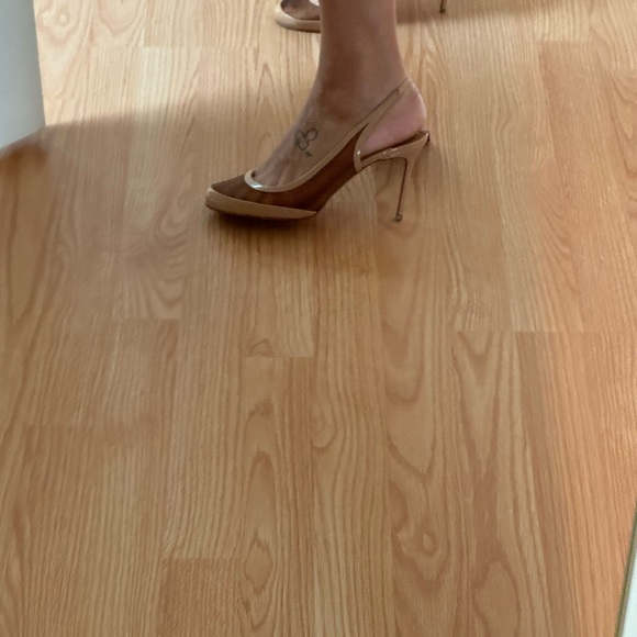 Authentic Christian Louboutin mesh sling backs - Picture 8 of 9